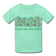 Load image into Gallery viewer, S.C.O.E Youth  T-Shirt - deep mint