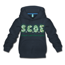 Load image into Gallery viewer, S.C.O.E Youth Premium Hoodie - navy