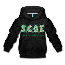 Load image into Gallery viewer, S.C.O.E Youth Premium Hoodie - charcoal gray