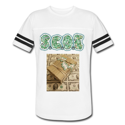 S.C.O.E $2 Bill Jersey T-Shirt - white/black