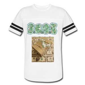 S.C.O.E $2 Bill Jersey T-Shirt - white/black