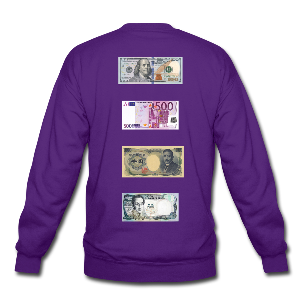 S.C.O.E Money Crewneck - purple