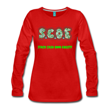 Load image into Gallery viewer, S.C.O.E Women&#39;s Premium Long Sleeve T-Shirt - red