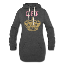 Load image into Gallery viewer, S.C.O.E QUEEN Hoodie Dress - heather black