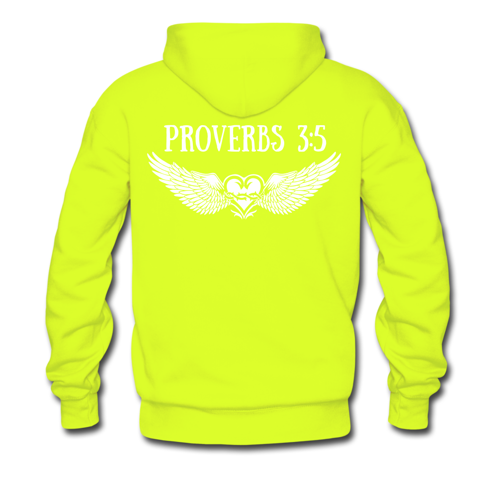 S.C.O.E "Proverbs 3:5" Hoodie - safety green