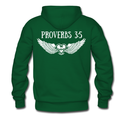 S.C.O.E "Proverbs 3:5" Hoodie - forest green
