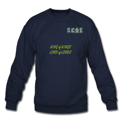 S.C.O.E King of Kings Crewneck Sweatshirt - navy