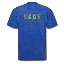 Load image into Gallery viewer, S.C.O.E Healthy Wealthy Wise Vintage T-Shirt - mineral royal