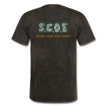 Load image into Gallery viewer, S.C.O.E Healthy Wealthy Wise Vintage T-Shirt - mineral black