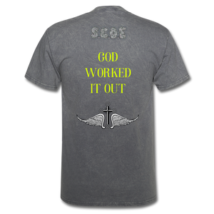S.C.O.E Never Stressed Never Worried T-Shirt - mineral charcoal gray