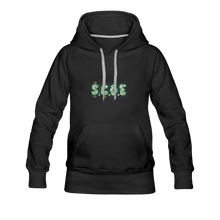 Load image into Gallery viewer, S.C.O.E Women&#39;s Multi-Color Logo Hoodie - black