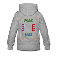 Load image into Gallery viewer, S.C.O.E Women&#39;s Multi-Color Logo Hoodie - heather gray