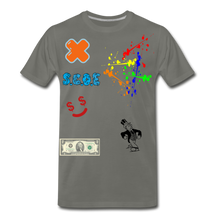 Load image into Gallery viewer, S.C.O.E Abstract Random Tee - asphalt gray