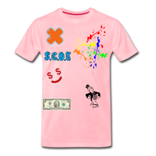 Load image into Gallery viewer, S.C.O.E Abstract Random Tee - pink