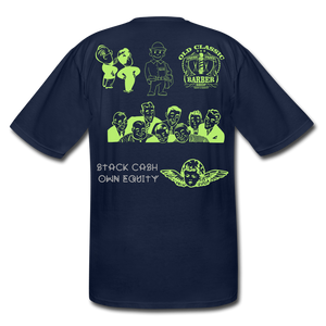 S.C.O.E Vintage Print Tall Tee - navy