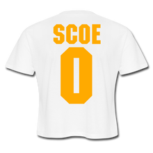 Load image into Gallery viewer, S.C.O.E Carnival Crop Top - white