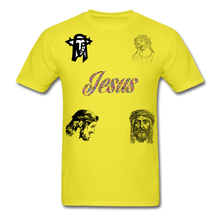 Load image into Gallery viewer, S.C.O.E Jesus Portrait Tee - yellow