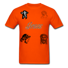 Load image into Gallery viewer, S.C.O.E Jesus Portrait Tee - orange