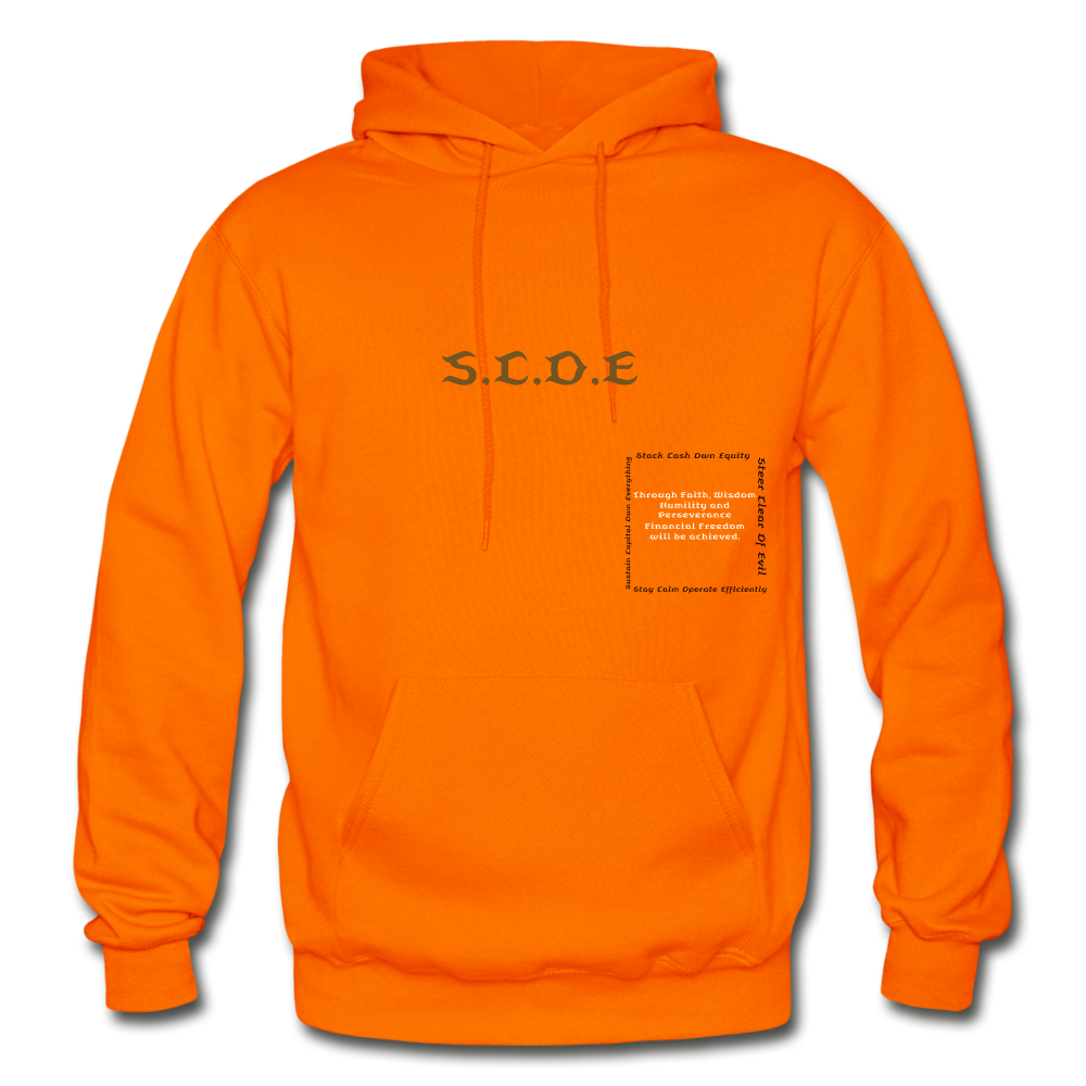 S.C.O.E Financial Freedom Hoodie - orange