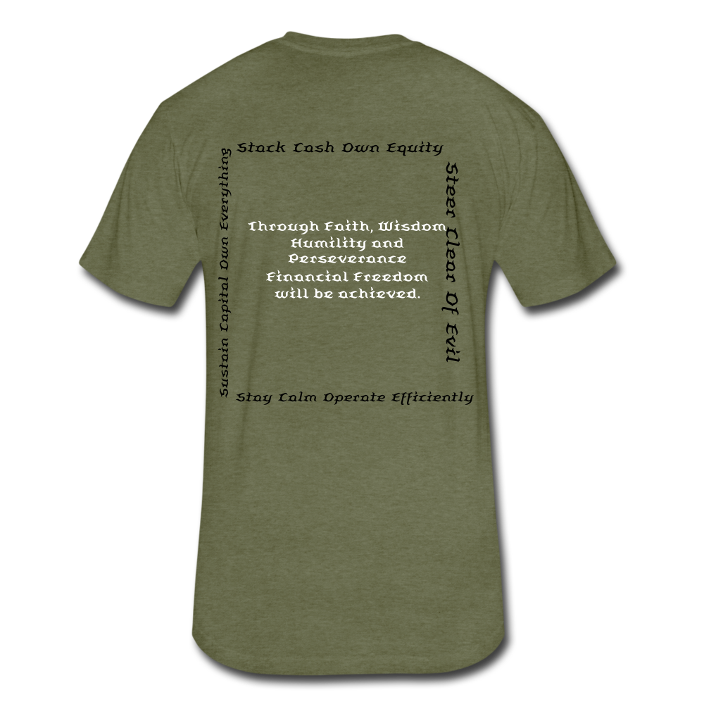 S.C.O.E Financial Freedom T-Shirt - heather military green
