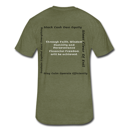 S.C.O.E Financial Freedom T-Shirt - heather military green