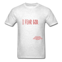 Load image into Gallery viewer, S.C.O.E Fear God T-Shirt - light heather gray