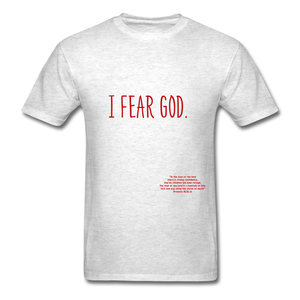 S.C.O.E Fear God T-Shirt - light heather gray