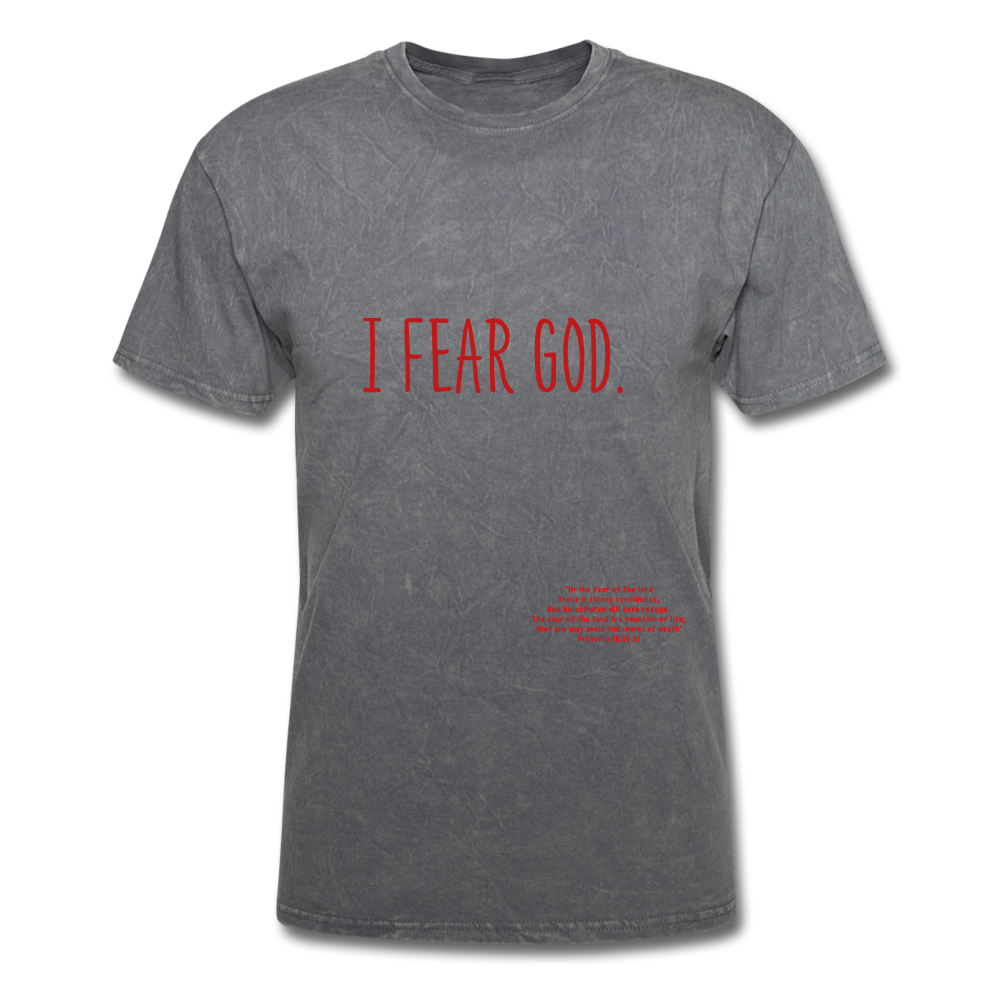 S.C.O.E Fear God T-Shirt - mineral charcoal gray