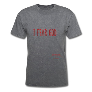 S.C.O.E Fear God T-Shirt - mineral charcoal gray