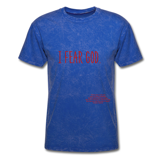 S.C.O.E Fear God T-Shirt - mineral royal