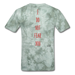 S.C.O.E Fear God T-Shirt - military green tie dye