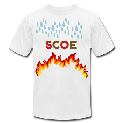 S.C.O.E Fire Jersey T-Shirt - white
