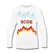 Load image into Gallery viewer, S.C.O.E Fire Long Sleeve Shirt - white