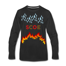 Load image into Gallery viewer, S.C.O.E Fire Long Sleeve Shirt - black