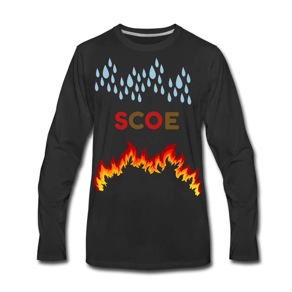 S.C.O.E Fire Long Sleeve Shirt - black