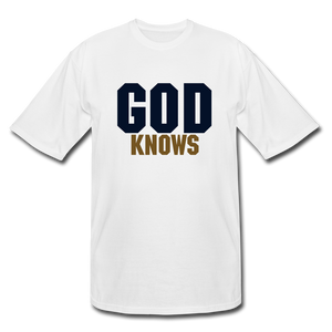 S.C.O.E God Knows Tall Tee - white