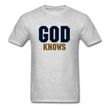 Load image into Gallery viewer, S.C.O.E God Knows Unisex T-shirt - heather gray