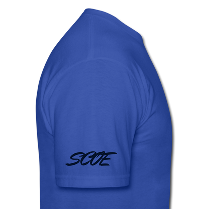 S.C.O.E God Knows Unisex T-shirt - royal blue