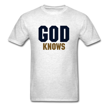 Load image into Gallery viewer, S.C.O.E God Knows Unisex T-shirt - light heather gray