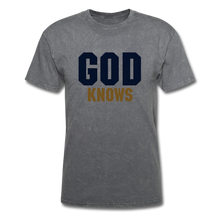 Load image into Gallery viewer, S.C.O.E God Knows Unisex T-shirt - mineral charcoal gray