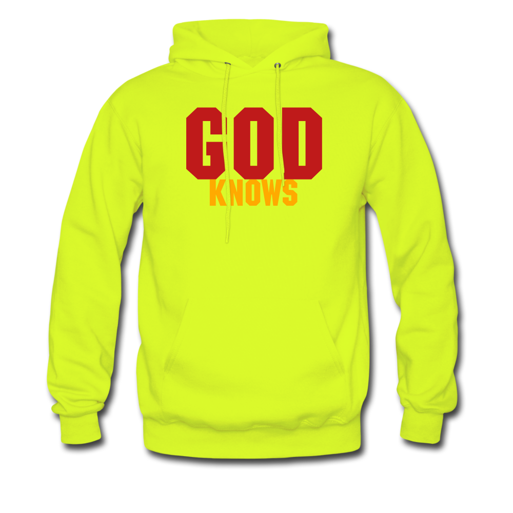 S.C.O.E God Knows Hoodie - safety green