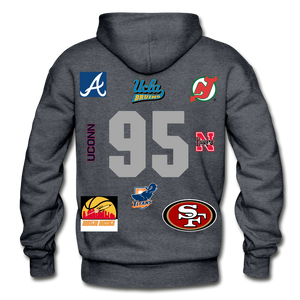 S.C.O.E 1995 Hoodie - charcoal gray
