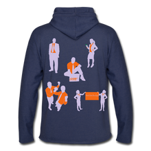Load image into Gallery viewer, S.C.O.E Business People Terry Hoodie - heather navy