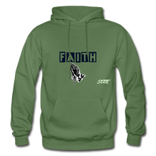 Load image into Gallery viewer, S.C.O.E Faith Hoodie - military green
