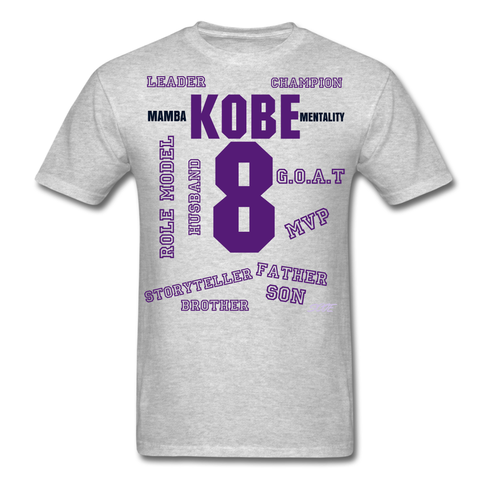S.C.O.E Kobe Mamba Mentality T-Shirt - heather gray
