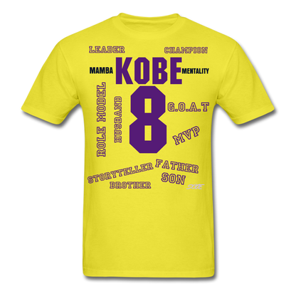 S.C.O.E Kobe Mamba Mentality T-Shirt - yellow