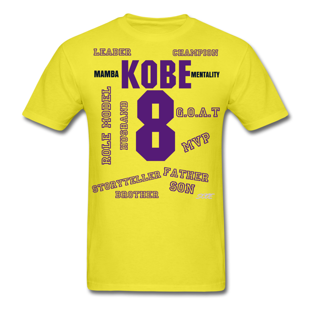 S.C.O.E Kobe Mamba Mentality T-Shirt - yellow