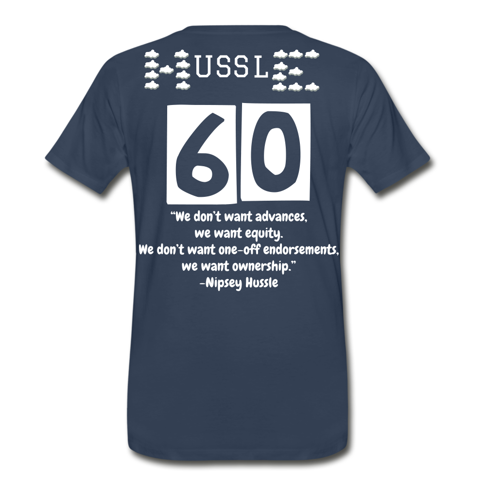 S.C.O.E Nipsey Hussle Equity T-Shirt - navy