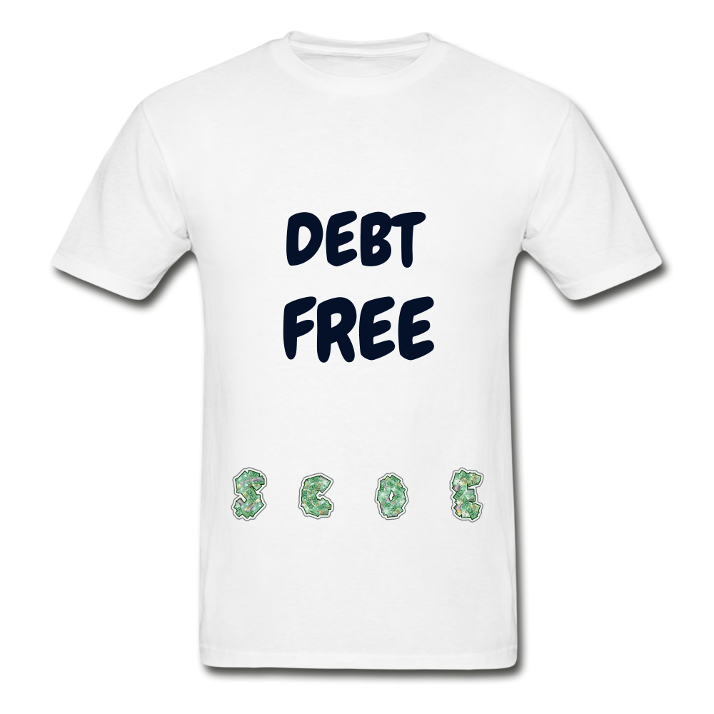 S.C.O.E Debt Free T-Shirt - white