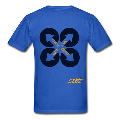 S.C.O.E Debt Free T-Shirt - royal blue